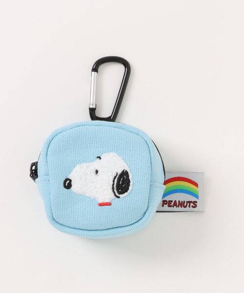 PEANUTS ポーチ PEANUTS/ピーナッツ SN カラフル カラビナミニポーチ