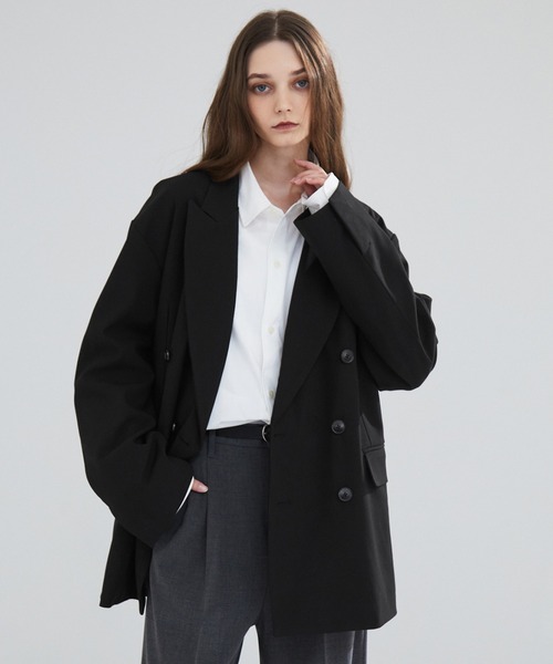 LUENNA ジャケット テーラードジャケット 「LUENNA」Oversized Double