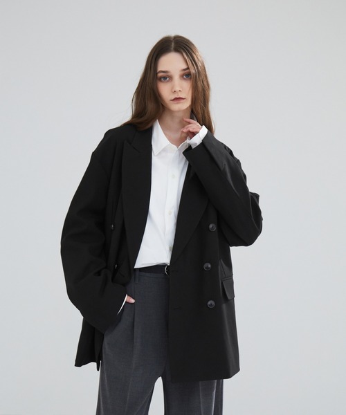 LUENNA ジャケット テーラードジャケット 「LUENNA」Oversized Double