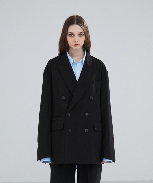 LUENNA ジャケット テーラードジャケット 「LUENNA」Oversized Double