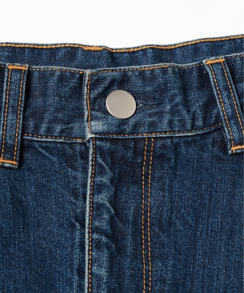 ワイドパンツ ジーンズ USED 3D CUTTING DENIM PANTS メンズ レディースの画像