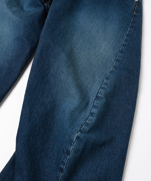 ワイドパンツ ジーンズ USED 3D CUTTING DENIM PANTS メンズ レディースの画像
