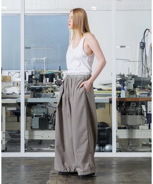 VOAAOV ワイドチノパン VOAAOV パンツ 「VOAAOV」 MELANGE LINEN LIKE PANTS メンズ