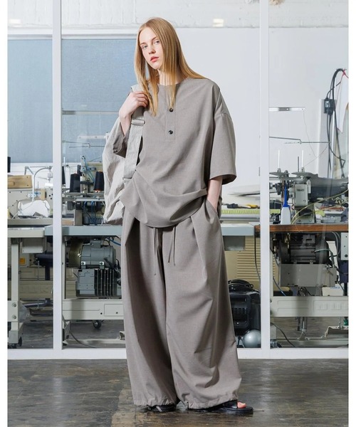 パンツ basara VOAAOV パンツ 「VOAAOV」 MELANGE LINEN LIKE PANTS メンズ