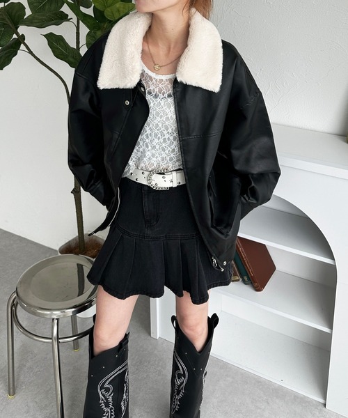 「sedacle girl」 「sedacle」ブルゾン FREE ブラック系その他 レディース_画像2