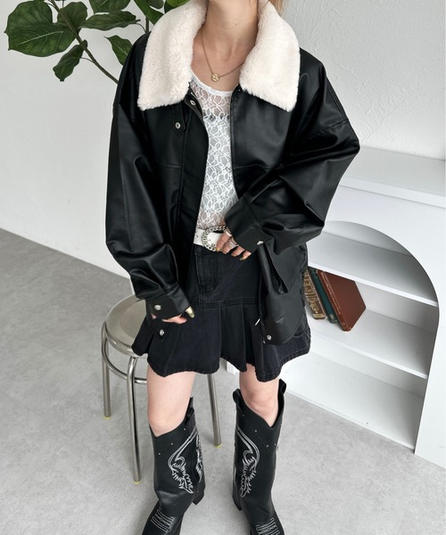 「sedacle girl」 「sedacle」ブルゾン FREE ブラック系その他 レディース_画像3