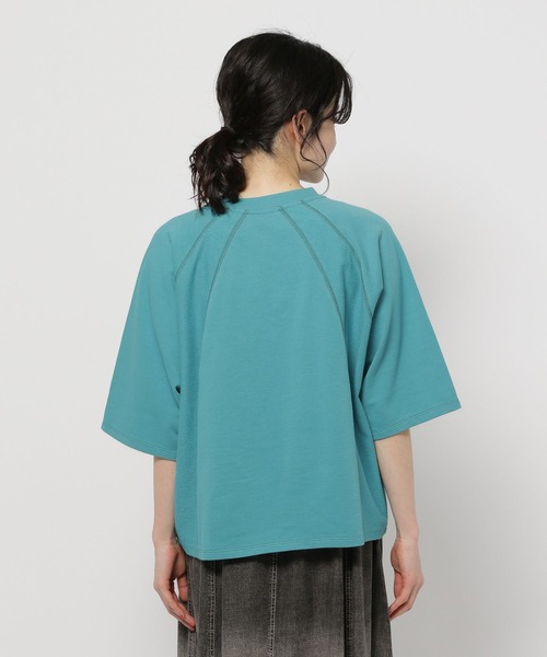 tシャツ インディゴ裏毛 プルオーバーカットソー レディース インディゴ裏毛 プルオーバーカットソー （カットソー