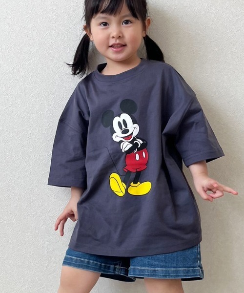 MICKEY MOUSE tシャツ ミッキーマウス オーバーTシャツ KIDS