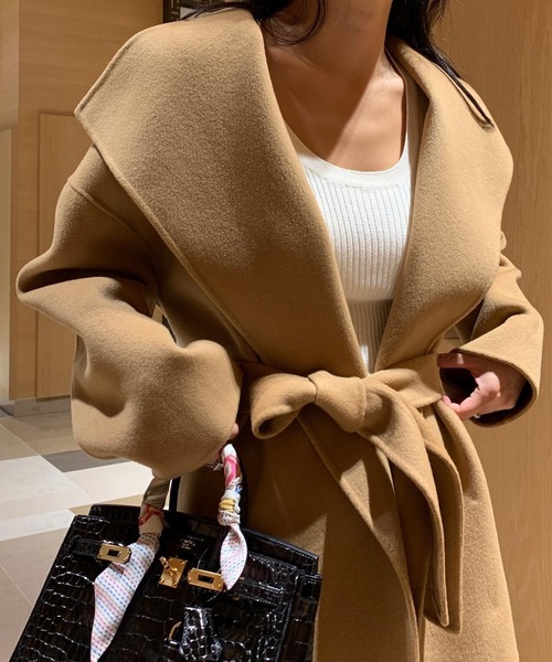 コート アウター ワイドカラーコート レディース : ZOZOTOWN Yahoo!店