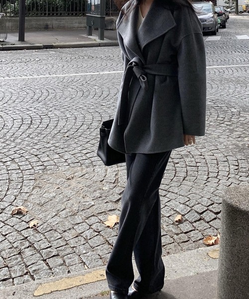 コート アウター ワイドカラーコート レディース : ZOZOTOWN Yahoo!店