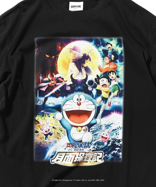 GAME 映画ドラえもん 2019 のび太の月面探査記 XL HOMEGAME tシャツ HOMEGAME-映画ドラえもん2019のび太の月面探査記TEE