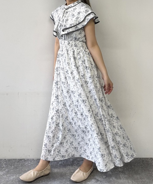 ワンピース 花柄パイピングワンピース : ZOZOTOWN Yahoo!店 - 通販