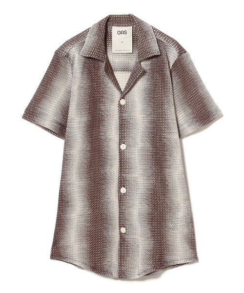 ブラウス シャツ OAS / Merlot Echo Cuba Net Shirt レディース