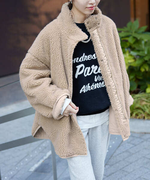 SLOBE IENA（スローブイエナ） ブルゾン FREE ブラウン レディース