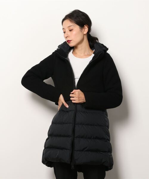 【HERNO】ヘルノ ダウンジャケット ブラック 42 HERNO（ヘルノ） ジャケット 42 ブラック レディース : ZOZOTOWN Yahoo