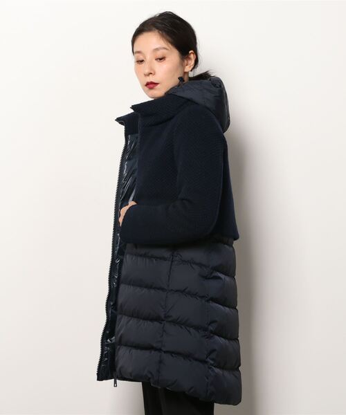 【HERNO】ヘルノ ダウンジャケット ブラック 42 HERNO（ヘルノ） ジャケット 42 ブラック レディース : ZOZOTOWN Yahoo