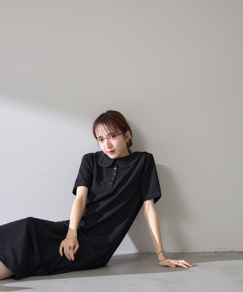 tシャツ 「ZOZO限定」ふくれジャガードポロワンピース レディース &. NOSTALGIA tシャツ 「ZOZO限定」ふくれジャガードポロ