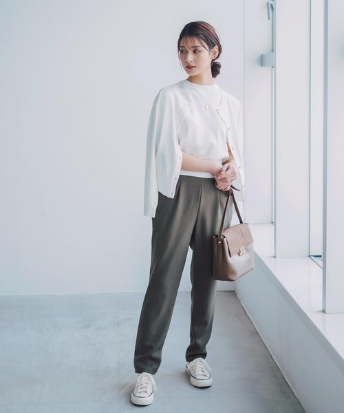 「aquagarage」 ニットアンサンブル L ホワイト レディース_画像5