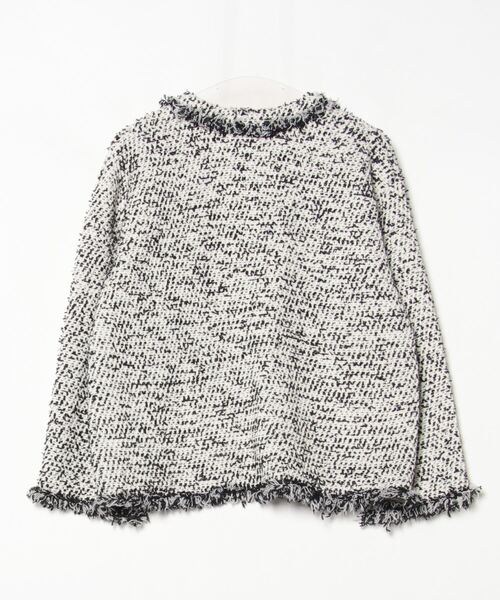 Arpege story ツイードジャケット 2 ベージュ レディース : ZOZOTOWN