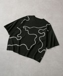 tシャツ アブストラクト コードエンブロイダリ...の詳細画像2
