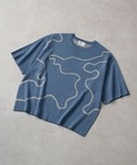tシャツ アブストラクト コードエンブロイダリ...の詳細画像4