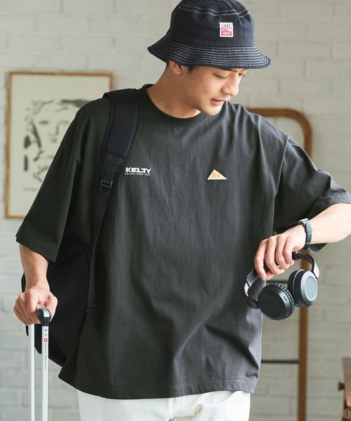 【KELTY/ケルティー】Urban Pocket T-shirt/USAコット KELTY tシャツ KELTY/ケルティ 別注 USAコットン ダブルロゴ刺繍