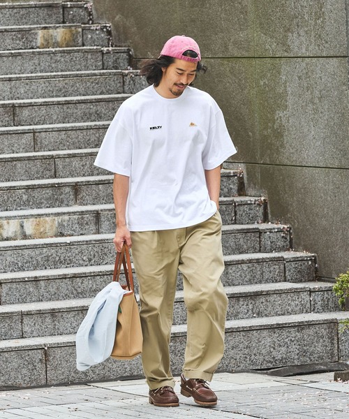 KELTY tシャツ KELTY/ケルティ 別注 USAコットン ダブルロゴ刺繍