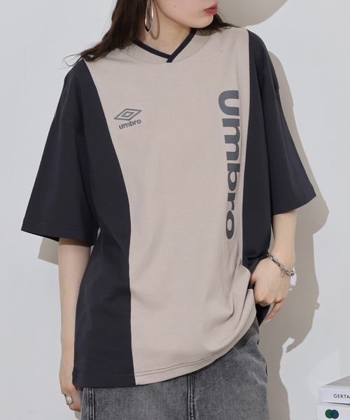 umbro tシャツ UMBRO アンブロ 切り替え プリントスポーツTEE