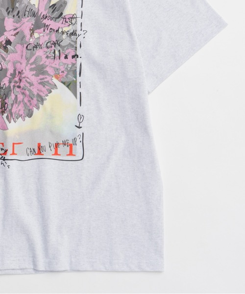 MAISON SPECIAL tシャツ Flower Photo Oversized T-shirt