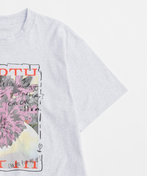 MAISON SPECIALメゾンスペシャル★ フォトTシャツ 未使用 MAISON SPECIAL tシャツ Flower Photo Oversized T-shirt