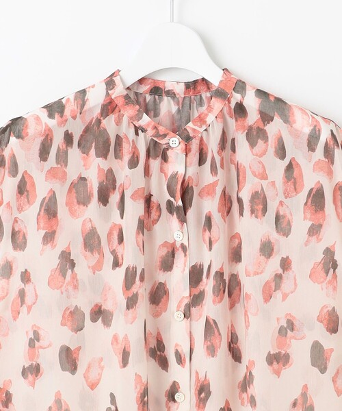 自由区　グラデーションペタルプリント ワンピース 自由区（ジユウク） ワンピース グラデーションペタルプリント