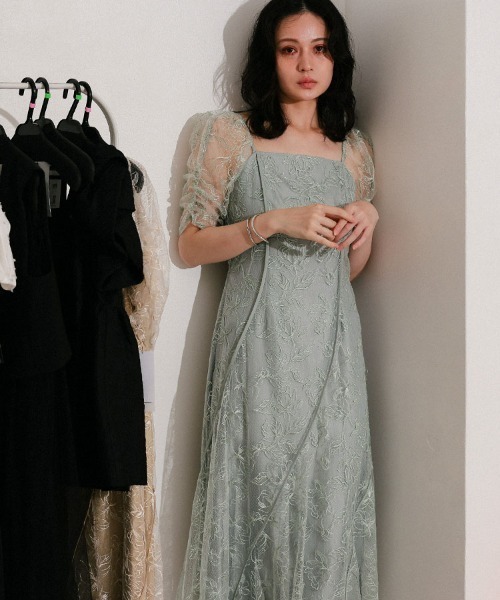 DONOBAN（ドノバン） ドレス 「ANDRESD」wave piping frare dress