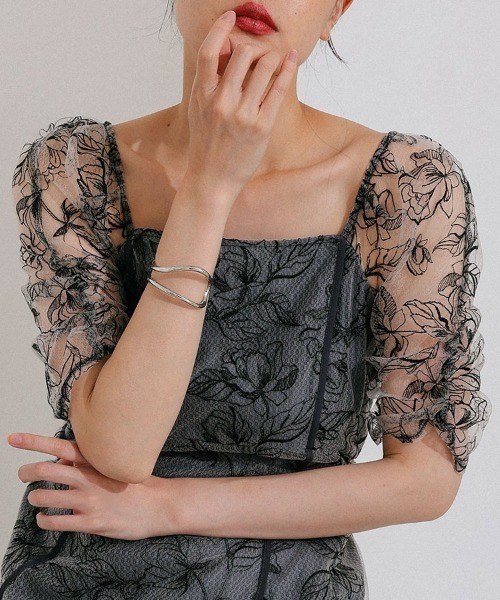 DONOBAN（ドノバン） ドレス 「ANDRESD」wave piping frare dress