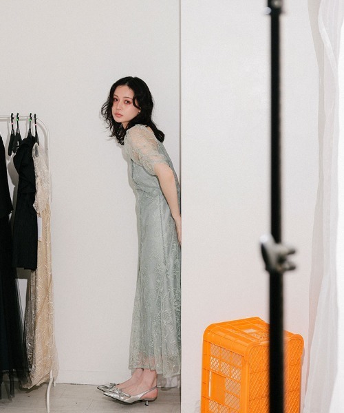 DONOBAN（ドノバン） ドレス 「ANDRESD」wave piping frare dress