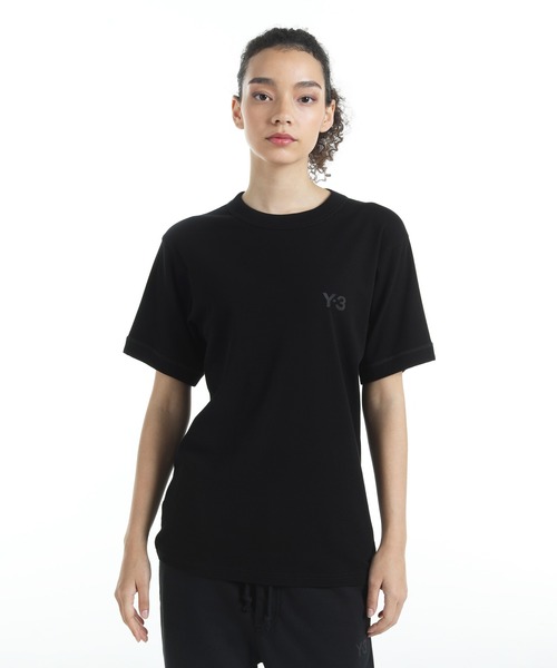Y-3 ブラック Tシャツ XS/17 Y-3 tシャツ SHORT SLEEVE TEE メンズ レディース : ZOZOTOWN