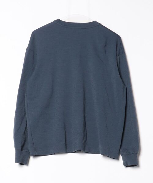 未使用 DERSCHUTZE ダークグレー 刺繍付き 長袖Tシャツ M tk.TAKEO KIKUCHI（ティーケータケオキクチ） 長袖Tシャツ 01