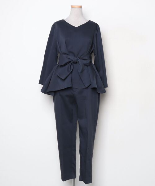 Dress Lab ネイビーのパンツスーツ L DRESS LAB 「DRESS LAB」 パンツスーツ L ネイビー レディース