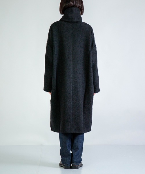 Honnete（オネット） ムートンコート ボアコート Shawl Collar Coat