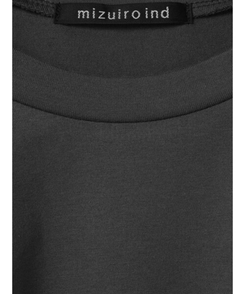 mizuiroind tシャツ mizuiro ind クルーネックアシンメトリー