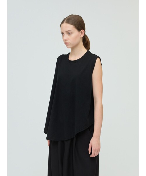 tシャツ mizuiro ind クルーネックアシンメトリープルオーバー レディース mizuiroind tシャツ mizuiro ind クルーネックアシンメトリー