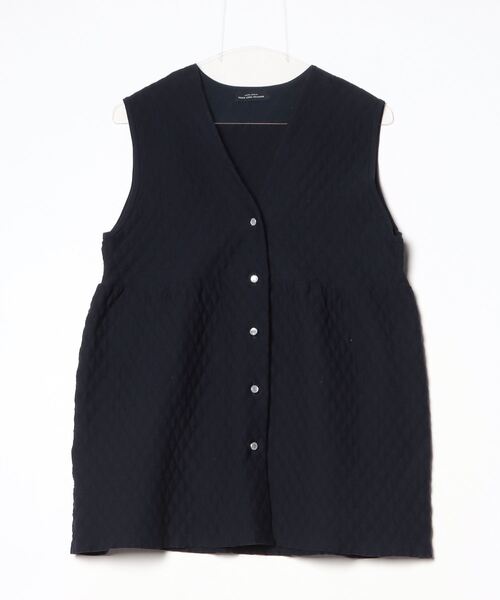 GREEN LABEL RELAXING ネイビー ロングベスト　未使用 green label relaxing（グリーンレーベルリラクシング）の