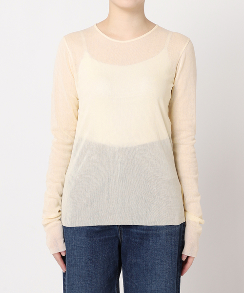 plage tシャツ 「追加」Mesh Sheer ロンT 4 レディース