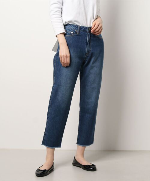 「A part by」 加工デニムパンツ LARGE ブルー レディース