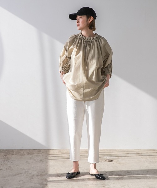 「A part by」 加工デニムパンツ LARGE ブルー レディース