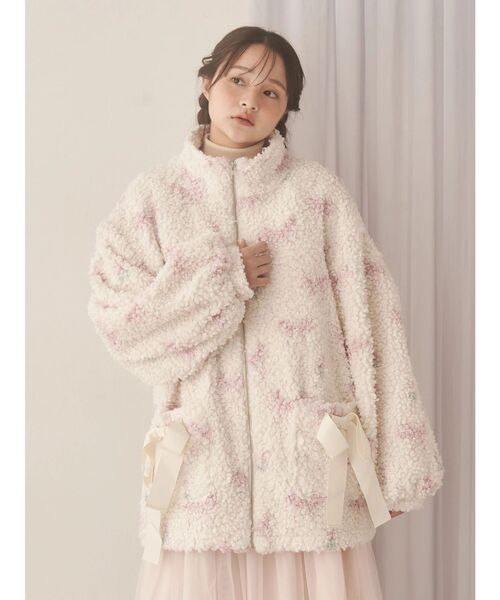 merry jenny（メリージェニー） ブルゾン アウター Fluffy Tulip Boa