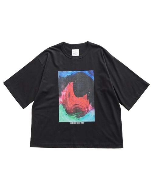 「SHAREEF」 半袖Tシャツ 2 ブラック メンズ_画像6