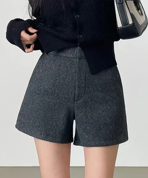 FREE STYLISTS パンツ YUGA_YGMC Wool touch shorts pants レディース