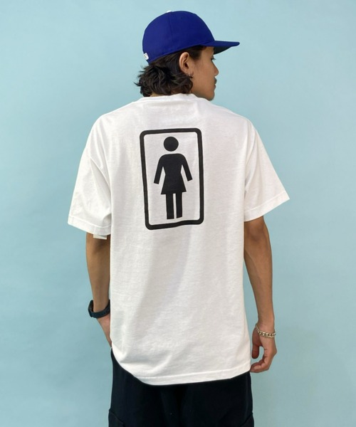 「GIRL」 半袖Tシャツ M ブラック メンズ_画像5