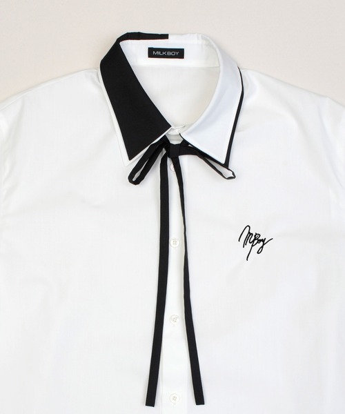 MILKBOY（ミルクボーイ） シャツ DOUBLE COLLAR シャツ メンズ