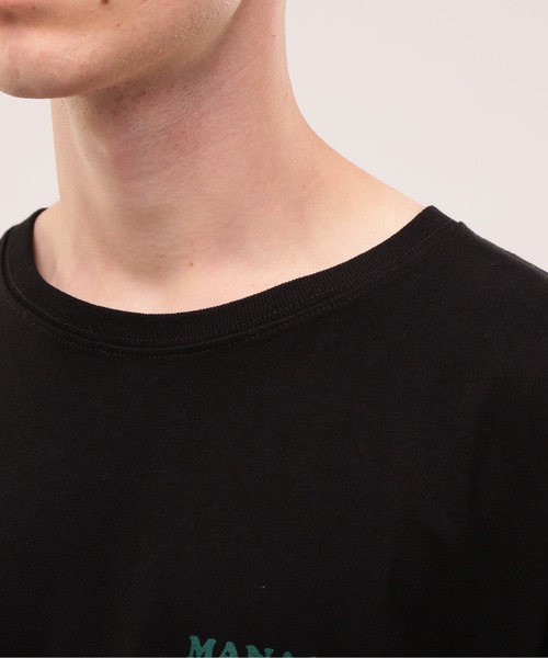 「MANASTASH」 半袖Tシャツ M ブラック メンズ_画像4